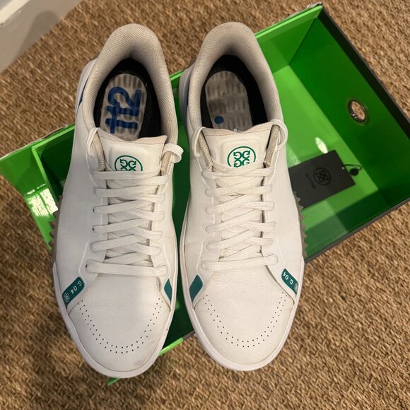 GFORE G.112 P.U. Leather Color Block Golf Shoes - 10 - Picture 3 of 8